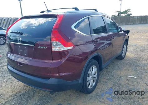 2013 Honda Cr-V Ex-L z USA, uszkodzony, nr VIN 5J6RM4H75DL066255